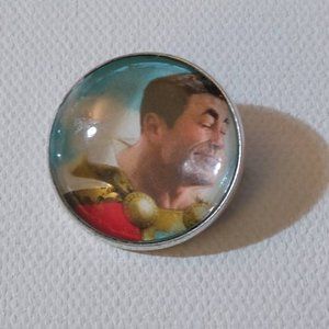 Shazam Comic Pin Button DC Heros